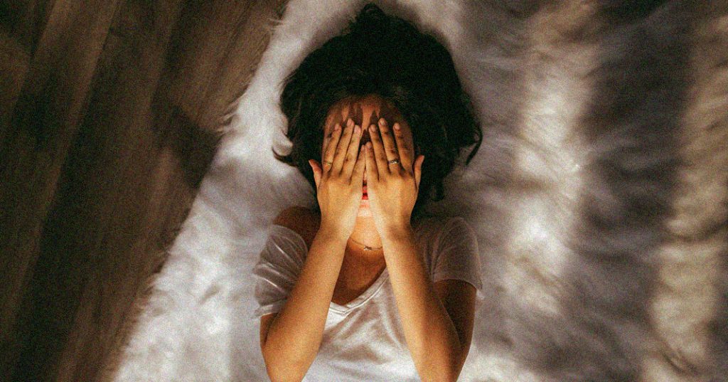 pcos woman with mood swing and depression